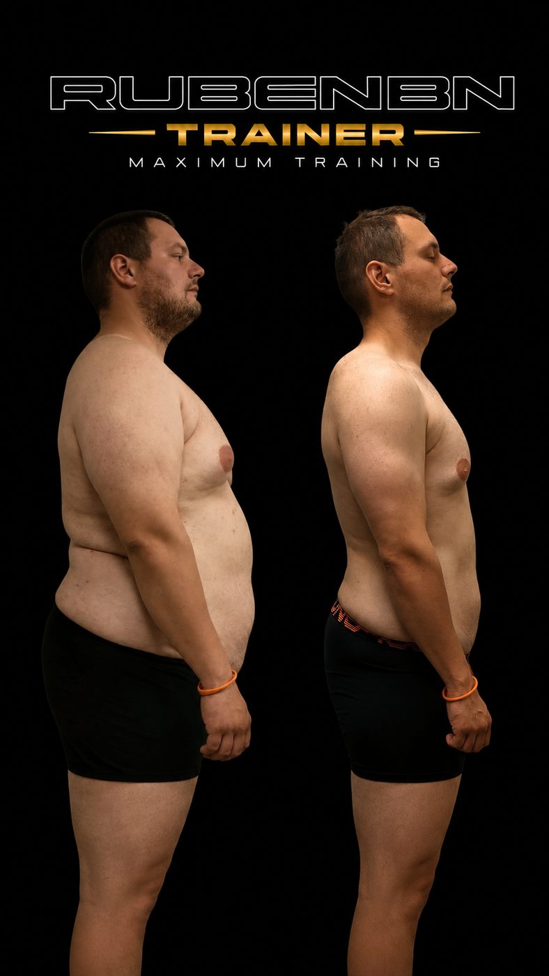 Transformación de un cliente de Rubén Pavón — antes y después, caso 16