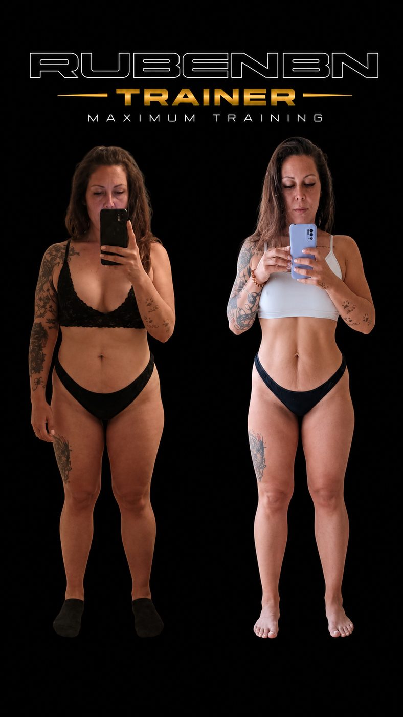 Transformación de un cliente de Rubén Pavón — antes y después, caso 33
